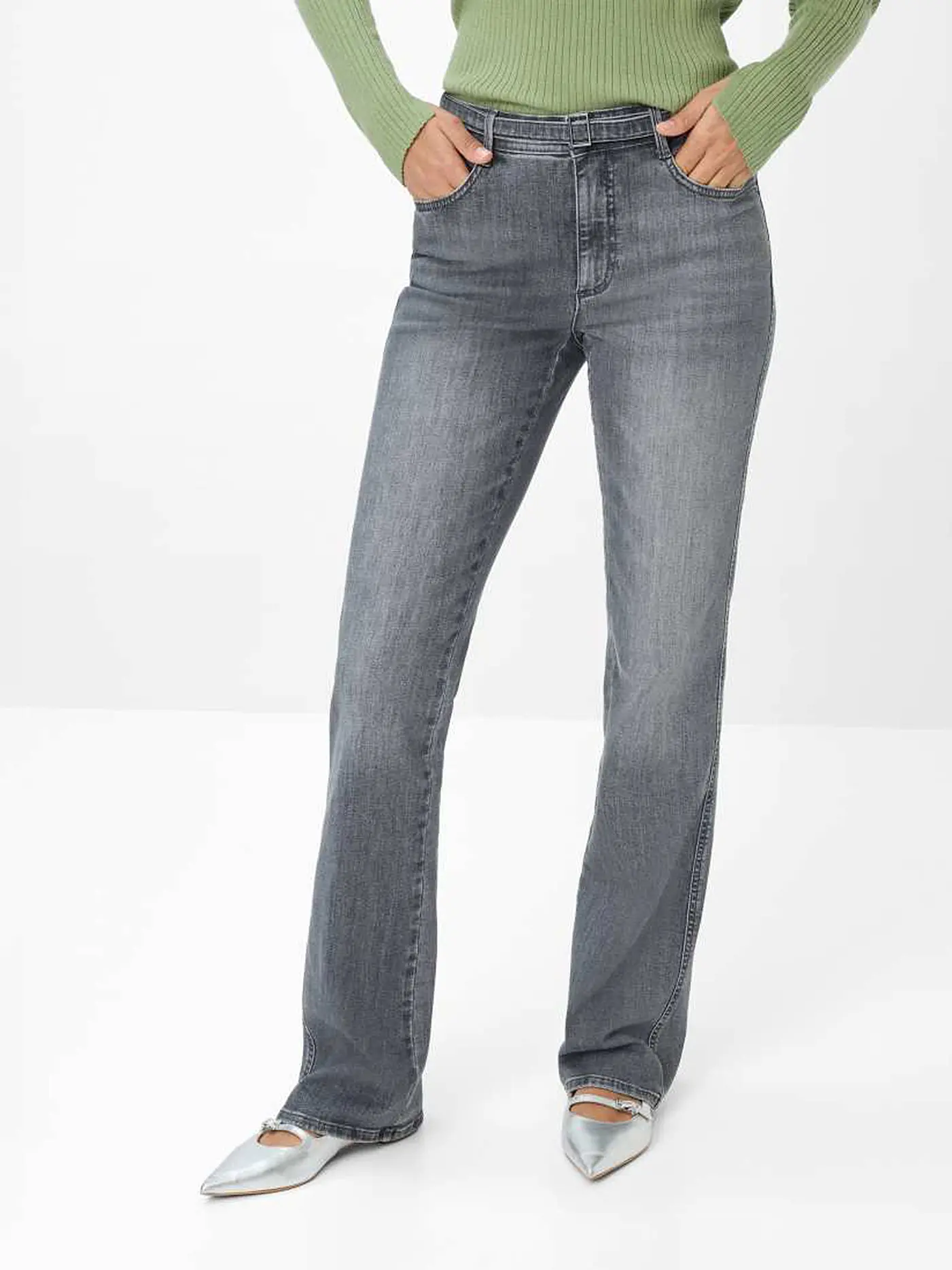 BRAX | Jeans Flared Fit MARY | grau